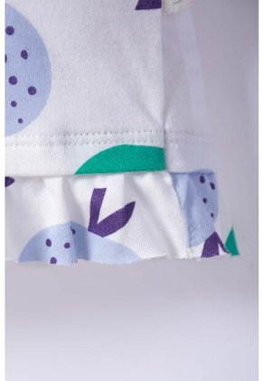 Camiseta De Littlemic Manga Corta Marfil Para Niña 2T A 5T 2T