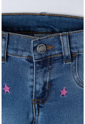 Jean De Little Mic Indigo Medio Para Niña 4T