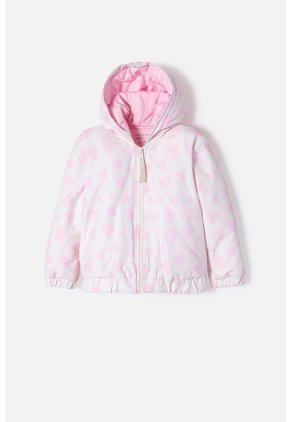 Chaqueta LittleMic Multicolor Con Cierre Frontal Para Niña 2T A 5T 5T