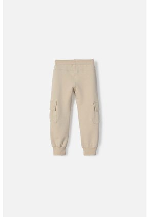 Jogger De Littlemic Con Cordón Caqui Para Niño 2T A 5T 5T