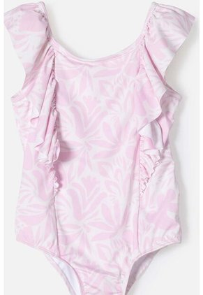 Vestido De Baño De Littlemic Rosado Para Niña 2T A 5T 4T