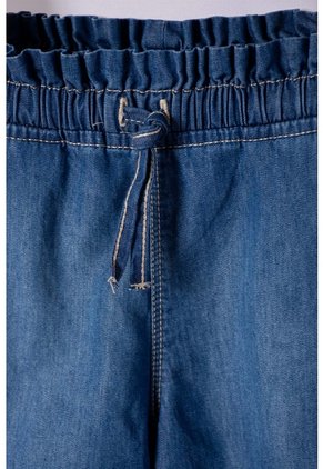 Short De Littlemic Con Cordón Azul Para Niña 2T A 5T 4T