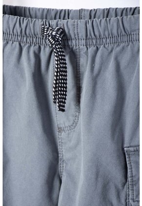 Bermuda De Littlemic Con Bolsillos Gris Para Niño 2T A 5T 4T