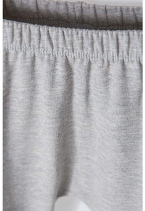 Conjunto LitttleMic Con Pantalón Blanco Y Gris Para Bebé Niño 6-9