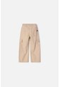 Jogger De Littlemic Con Cordón Caqui Para Niña 2T A 5T 4T de LittleMic