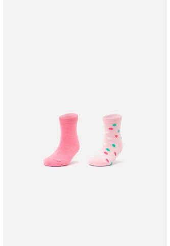 Medias X2 De Littlemic Multicolor Para Niña 4-6 LittleMic