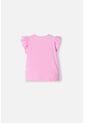 Camiseta LittleMic Rosada Manga Corta Con Bolero Para Niña 2T A 5T 5T de LittleMic