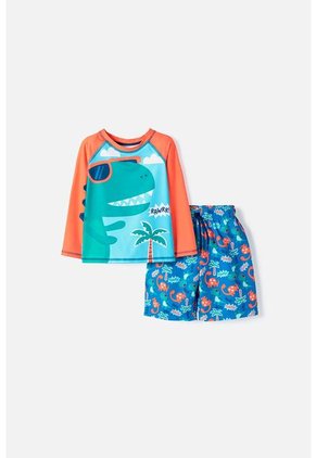 Conjunto De Baño De Littlemic Multicolor Para Niño 2T A 6T 4T
