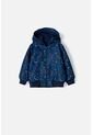 Chaqueta LittleMic Azul Con Capucha Para Bebé Niño 6-9 de LittleMic