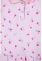 Vestido De Littlemic Manga Corta Rosado Para Niña 2T A 5T 4T de LittleMic