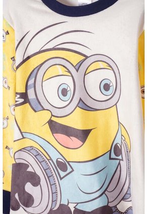 Pijama De Minions Pantalón Largo Multicolor Para Niño 2T A 6T 3T