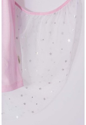 Camiseta Littlemic Multicolor Manga Corta Con Bolero Para Niña 2T A 5T 3T