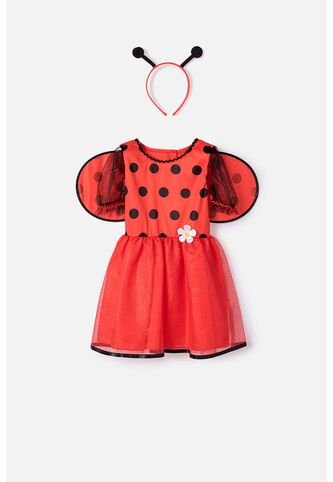 Disfraz Mariquita De Littlemic Para Niña De 3T A 4T. 3T LittleMic