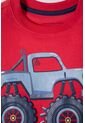 Camiseta LittleMic Roja Estampada En Frente Para Niño 2T A 5T 5T de LittleMic