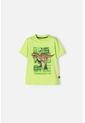 Camiseta De LittleMic Manga Corta Verde Para Niño 2T A 5T 4T de LittleMic