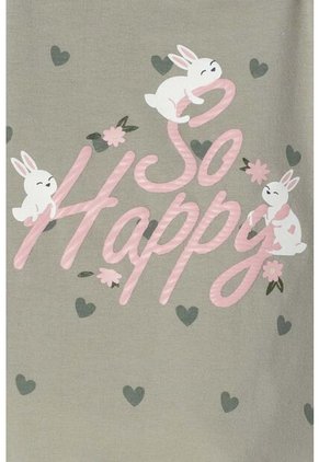 Pijama De LittleMic Con Pantalón Largo Verde Y Palo Rosa Para Bebé Niña 6-9