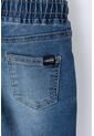 Bermuda LittleMic En Denim Tono Medio Con Elástico En Cintura Para Niño 2T A 5T 2T de LittleMic