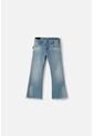 Jean De Littlemic Con Bota Amplia Para Niña 2T A 5T 4T de LittleMic