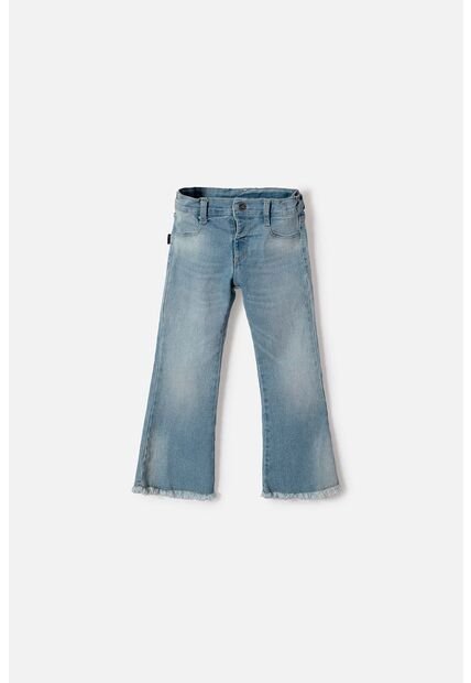 Jean De Littlemic Con Bota Amplia Para Niña 2T A 5T 4T