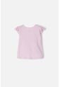 Camiseta Littlemic Rosada Con Estampado En Frente Para Niña 2T A 5T 3T de LittleMic