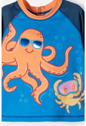 Conjunto De Baño LittleMic Multicolor Con Gorro Para Bebé Niño 3-6