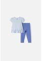 Conjunto LittleMic Multicolor De Pantalón Largo Para Bebé Niña 12-18 de LittleMic