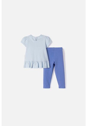 Conjunto LittleMic Multicolor De Pantalón Largo Para Bebé Niña 12-18