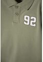 Camiseta Tipo Polo De Littlemic Verde Para Niño 2T A 5T 3T de LittleMic