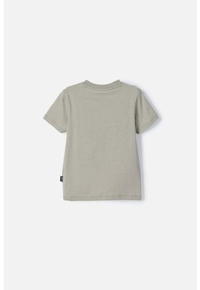 Camiseta De Littlemic Manga Corta Verde Para Niño 2T A 5T 2T