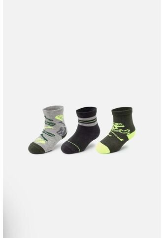 Medias X3 De LittleMic Multicolor Para Niño LittleMic