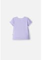 Camiseta De Littlemic Manga Corta Lavanda Para Niña 2T A 5T 5T de LittleMic