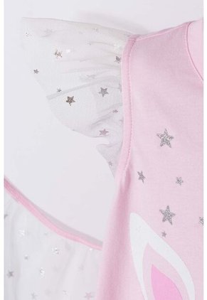 Camiseta Littlemic Multicolor Manga Corta Con Bolero Para Niña 2T A 5T 4T