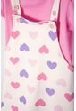 Vestido Tipo Jardinera De Littlemic Multicolor Para Niña 2T A 5T 2T de LittleMic