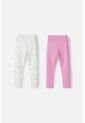 Pack X2 Legging De Littlemic Multicolor Para Niña 2T A 5T 3T de LittleMic