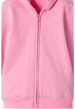 Buzo De Littlemic Con Cierre Rosado Para Niña 2T A 6T 3T