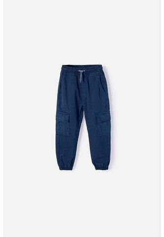 Jogger De Littlemic Con Cordón Azul Para Niño 2T A 5T 4T LittleMic