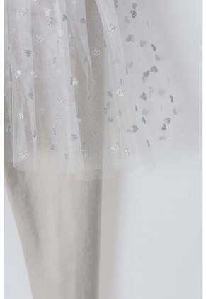 Conjunto De LittleMic De Pantalón Largo Blanco/gris Para Niña 2t A 5t 4T