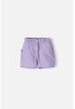 Short De LittleMic Con Cordón Lavanda Para Niña 2T A 5T 2T de LittleMic