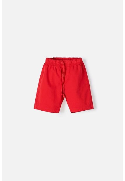 Bermuda De LittleMic Con Cordón Rojo Para Niño 2T A 5T 5T