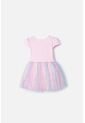 Vestido De Littlemic Manga Corta Rosado Para Niña 2T A 5T 2T de LittleMic