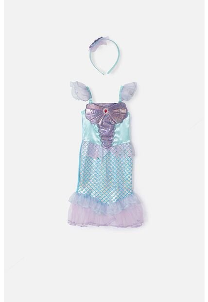 Disfraz Sirena De Littlemic Para Niña De 3T A 4T 3T