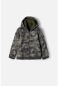 Chaqueta Littlemic Con Cierre Verde Militar Niño 2T A 5T 3T de LittleMic
