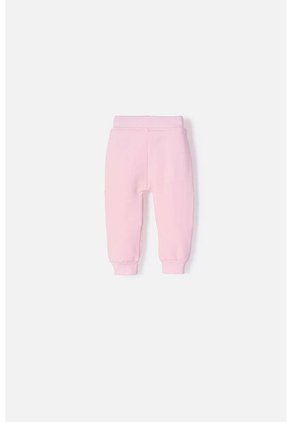 Jogger De Littlemic Con Cintura Elástica Rosado Para Bebé Niña 6-9