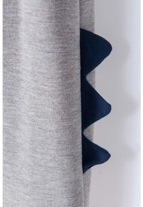 Conjunto LitttleMic Con Pantalón Blanco Y Gris Para Bebé Niño 6-9