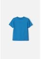 Camiseta Littlemic Azul Cuello Redondo Para Niño 2T A 5T 3T de LittleMic