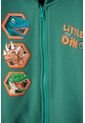 Buzo De Littlemic Con Cierre Verde Para Niño 2T A 6T 2T de LittleMic