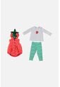 Conjunto LittleMic X3 Piezas Rojo Para Bebé Niña 6-9 de LittleMic