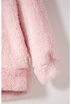 Buzo De Littlemic Con Capucha Rosado Para Niña 2T A 5T 2T