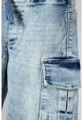 Bermuda De Littlemic Con Cordón Azul Para Niño 2T A 5T 3T