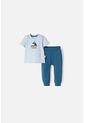 Conjunto LittleMic Azul De Pantalón Largo Para Bebé Niño 18-24 de LittleMic